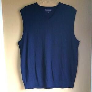 Hart Schaffner Marx Extra Fine Merino wool sweater vest size L
